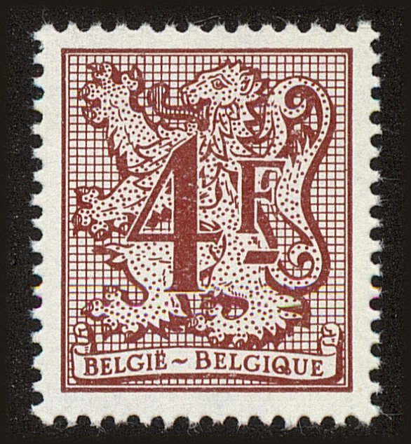 Front view of Belgium 973 collectors stamp