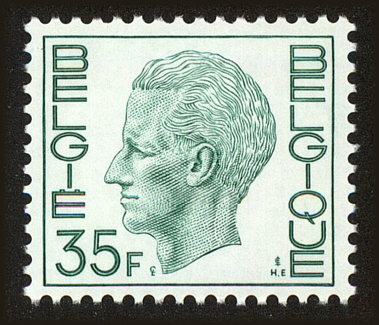 Front view of Belgium 779 collectors stamp