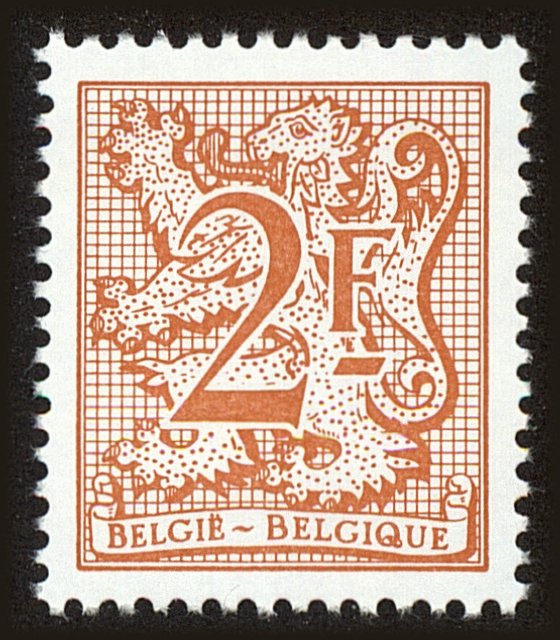Front view of Belgium 970 collectors stamp