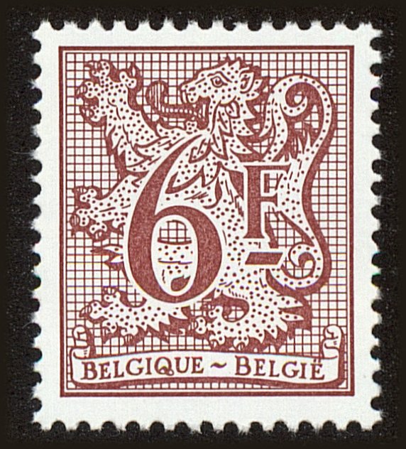 Front view of Belgium 976 collectors stamp