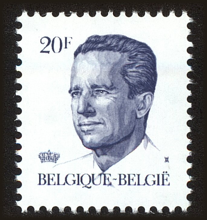 Front view of Belgium 1094 collectors stamp