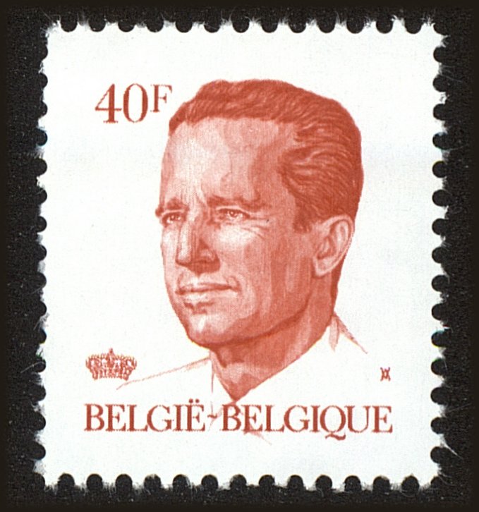 Front view of Belgium 1098 collectors stamp