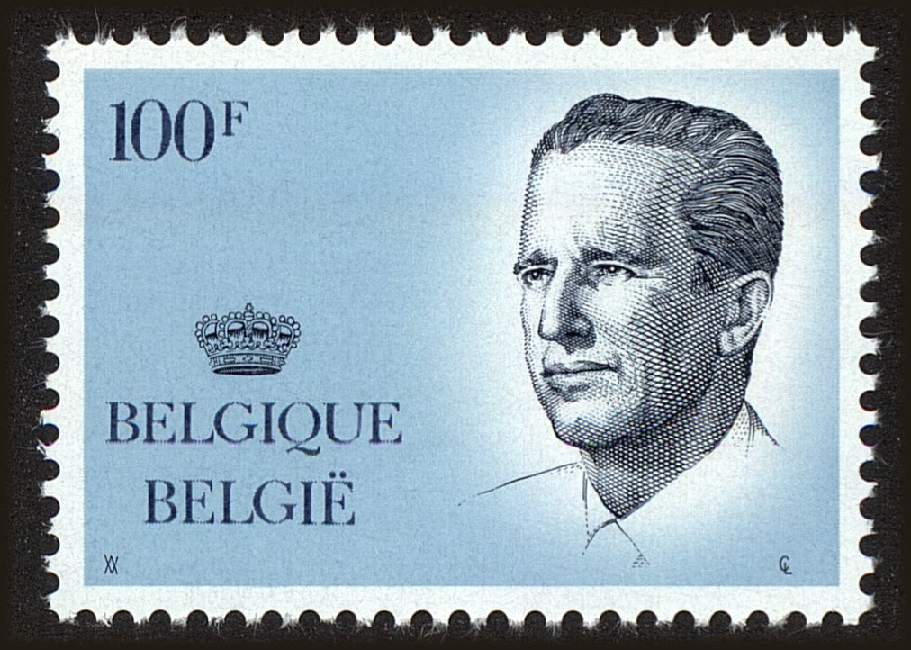 Front view of Belgium 1103 collectors stamp