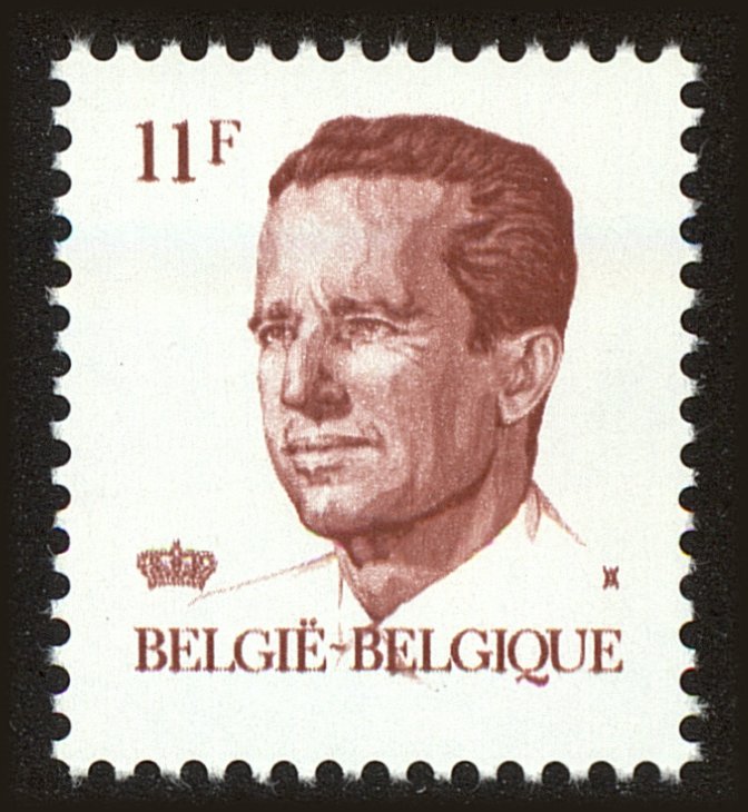 Front view of Belgium 1090 collectors stamp