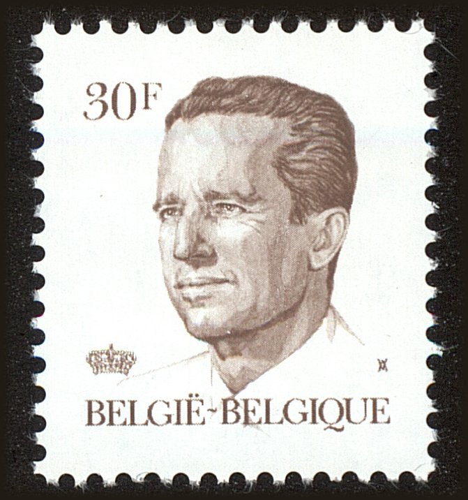 Front view of Belgium 1097 collectors stamp