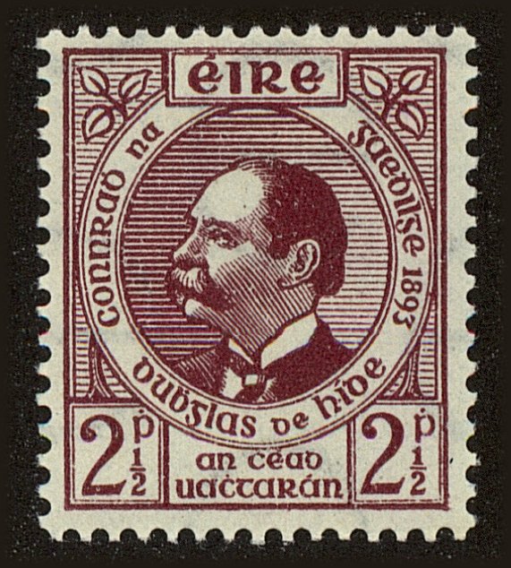 Front view of Ireland 125 collectors stamp