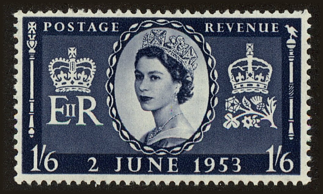Front view of Great Britain 316 collectors stamp