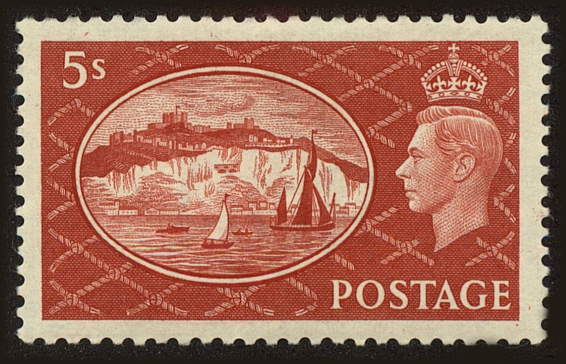 Front view of Great Britain 287 collectors stamp