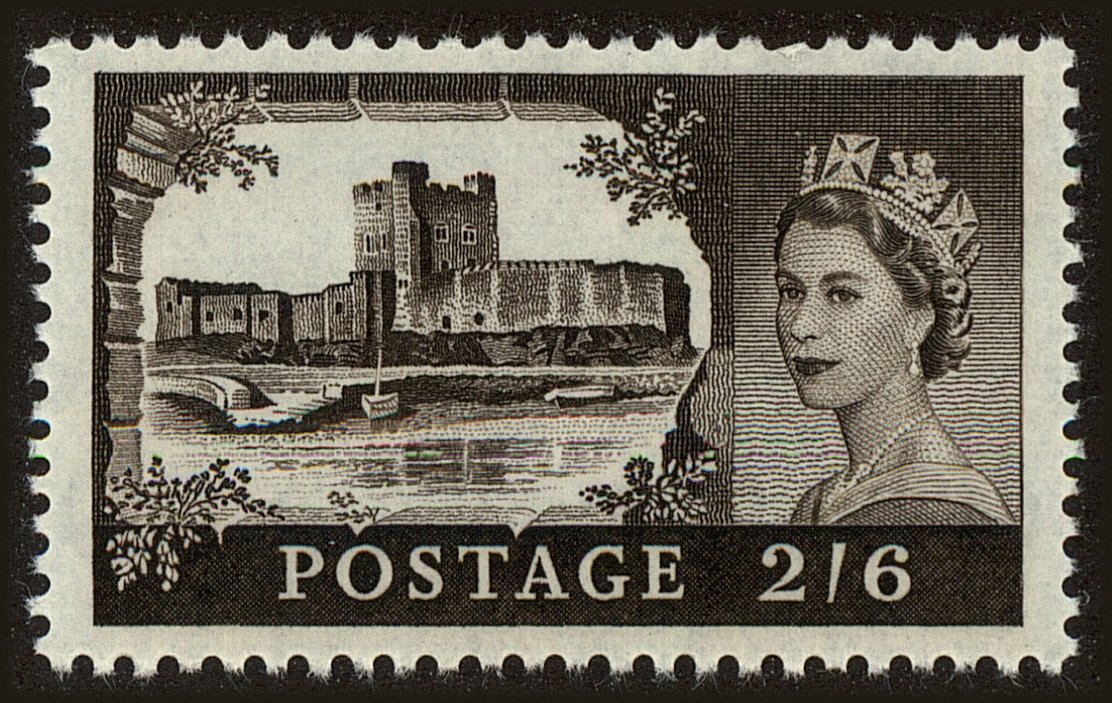 Front view of Great Britain 371 collectors stamp