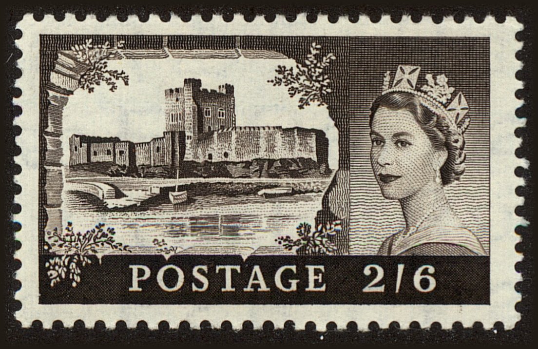 Front view of Great Britain 309 collectors stamp