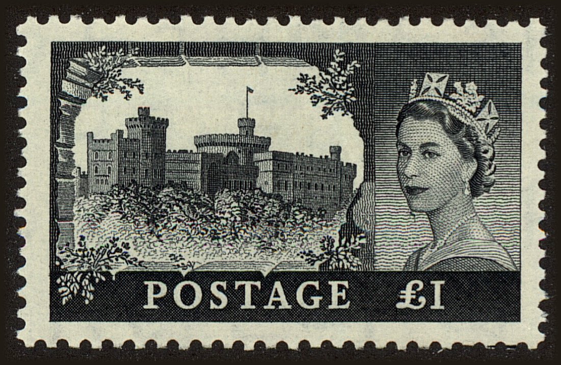 Front view of Great Britain 312 collectors stamp