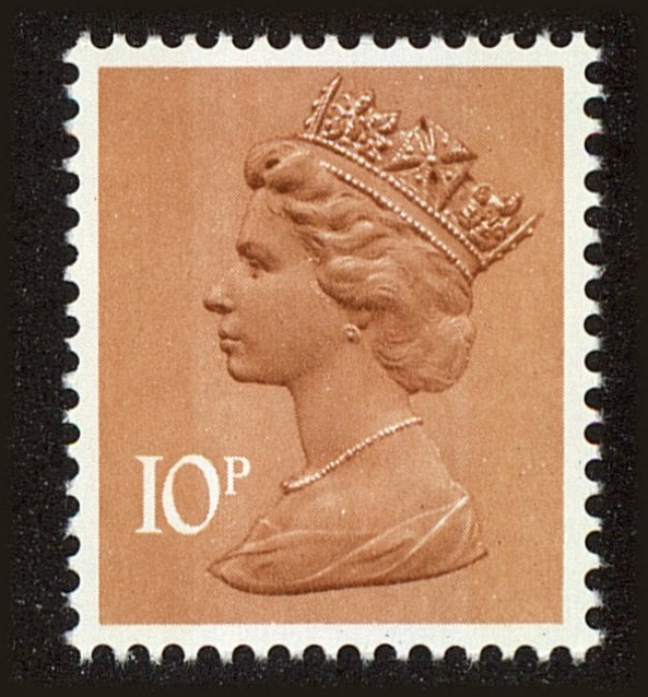 Front view of Great Britain MH70 collectors stamp