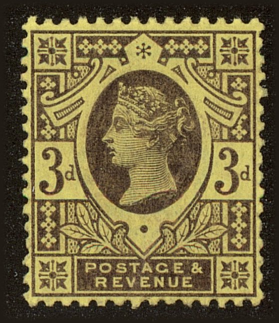 Front view of Great Britain 115 collectors stamp