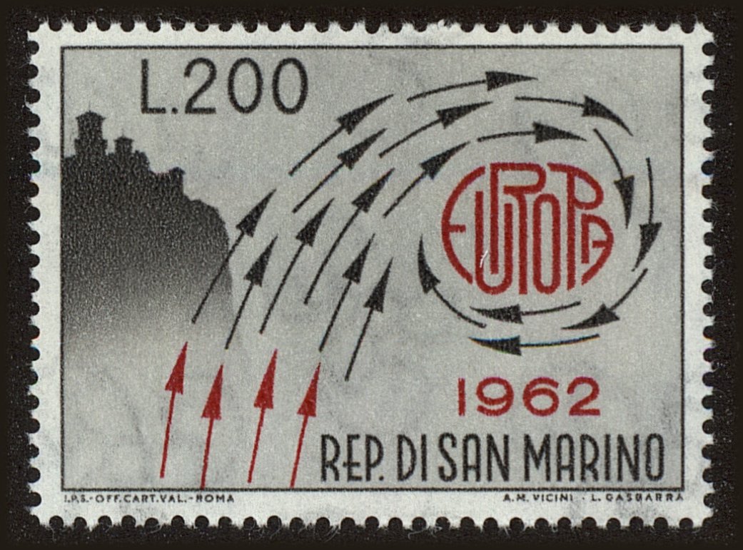 Front view of San Marino 539 collectors stamp