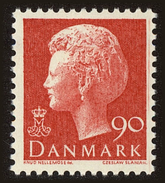 Front view of Denmark 539 collectors stamp