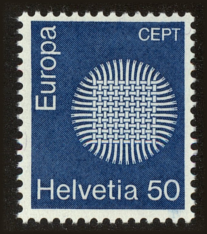 Front view of Switzerland 439 collectors stamp