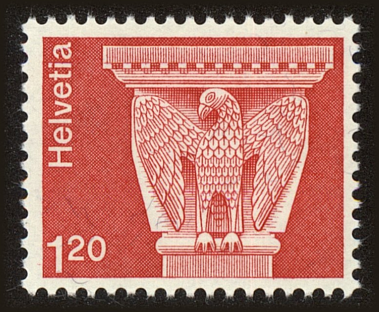 Front view of Switzerland 571 collectors stamp