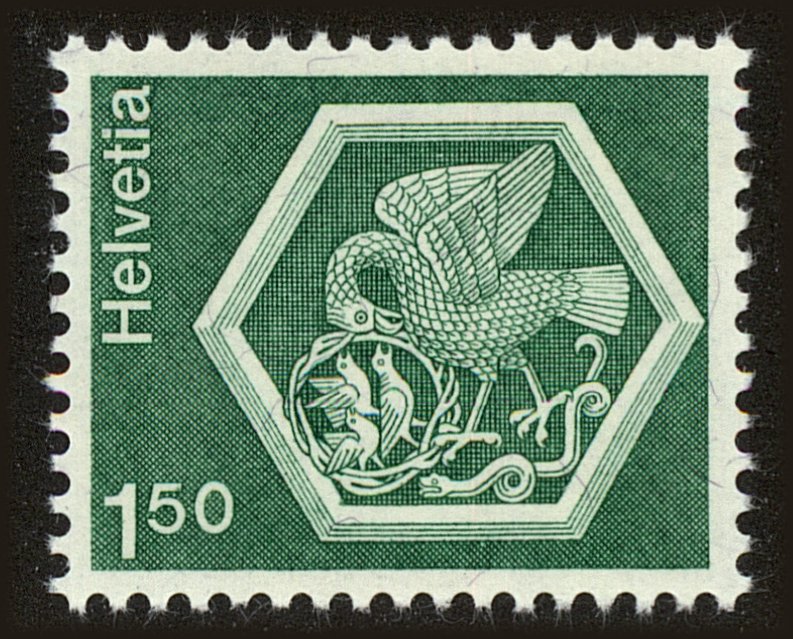 Front view of Switzerland 573 collectors stamp