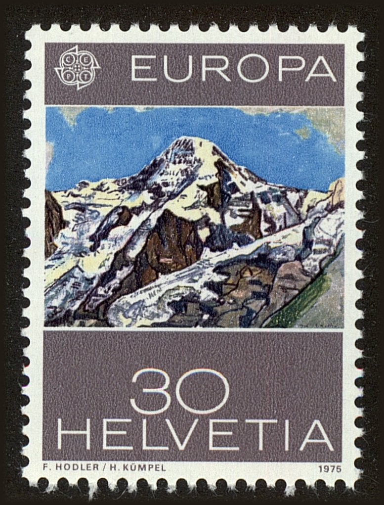 Front view of Switzerland 603 collectors stamp
