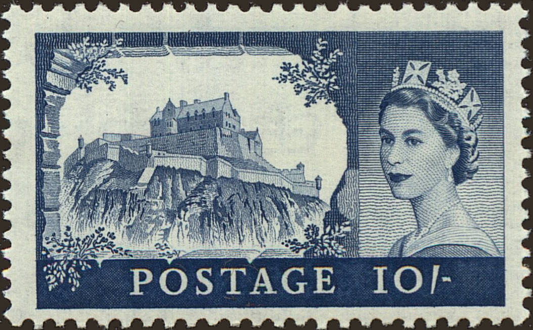 Front view of Great Britain 373 collectors stamp