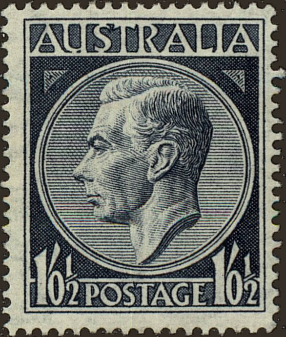 Front view of Australia 247 collectors stamp