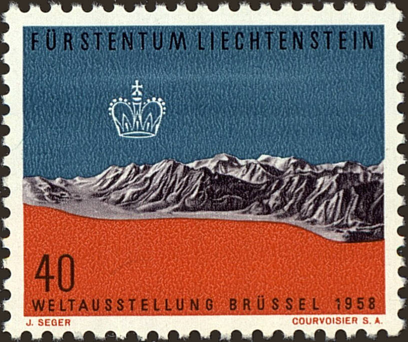 Front view of Czechia 325 collectors stamp