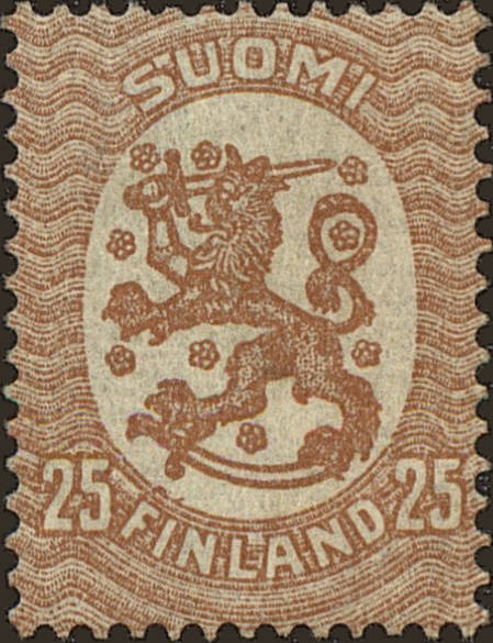 Front view of Finland 92 collectors stamp