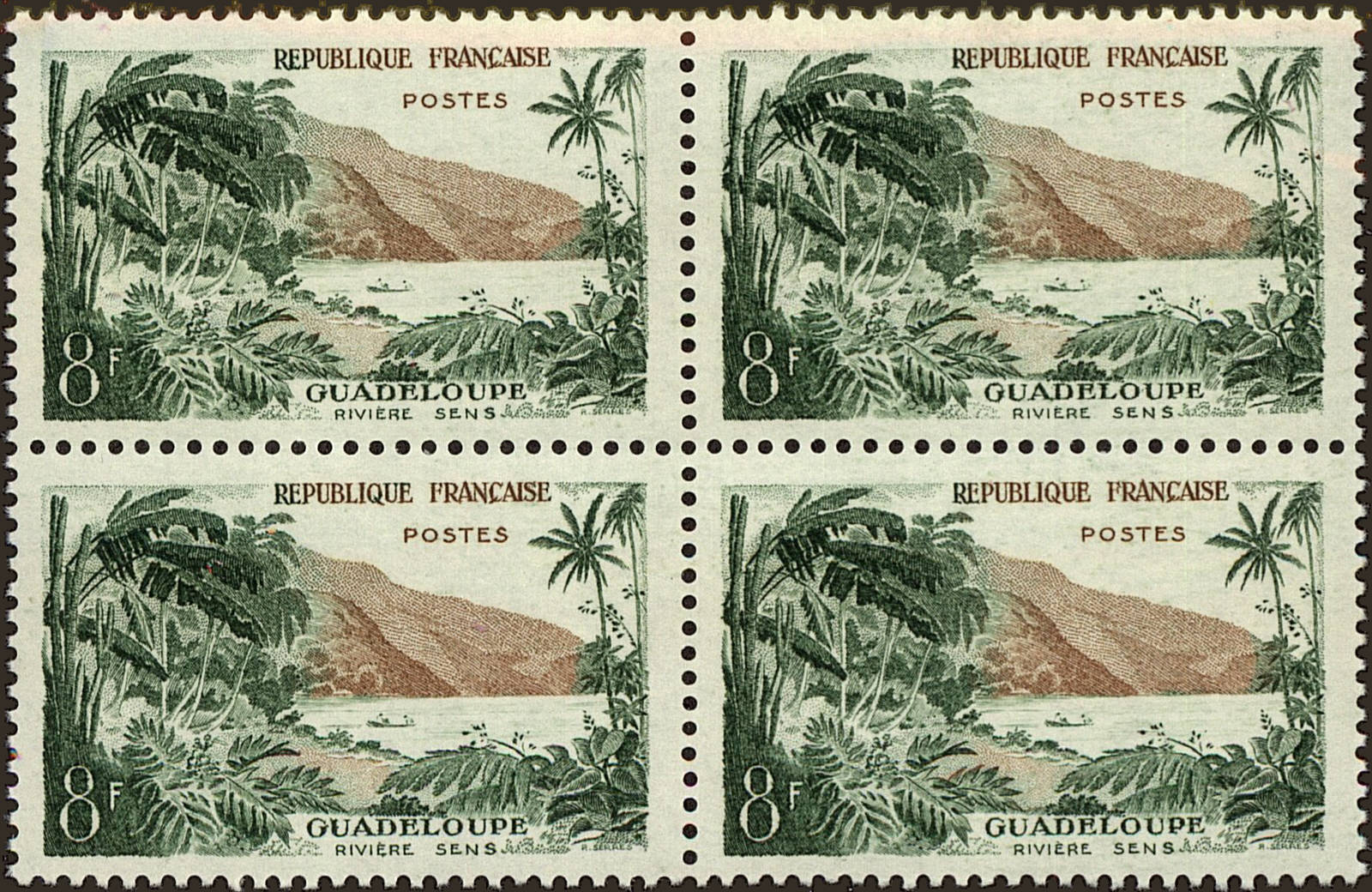 Front view of France 850 collectors stamp