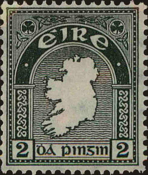 Front view of Ireland 109 collectors stamp