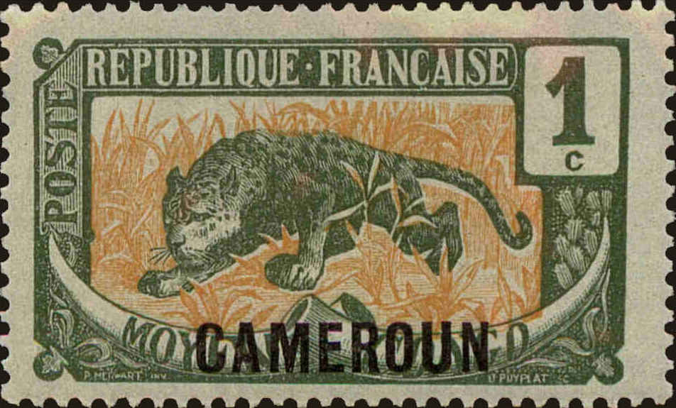 Front view of Cameroun (French) 147 collectors stamp