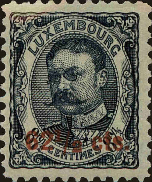 Front view of Luxembourg 94 collectors stamp