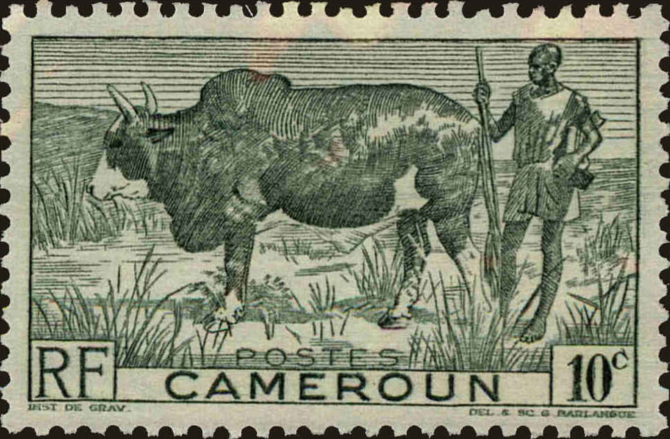 Front view of Cameroun (French) 304 collectors stamp