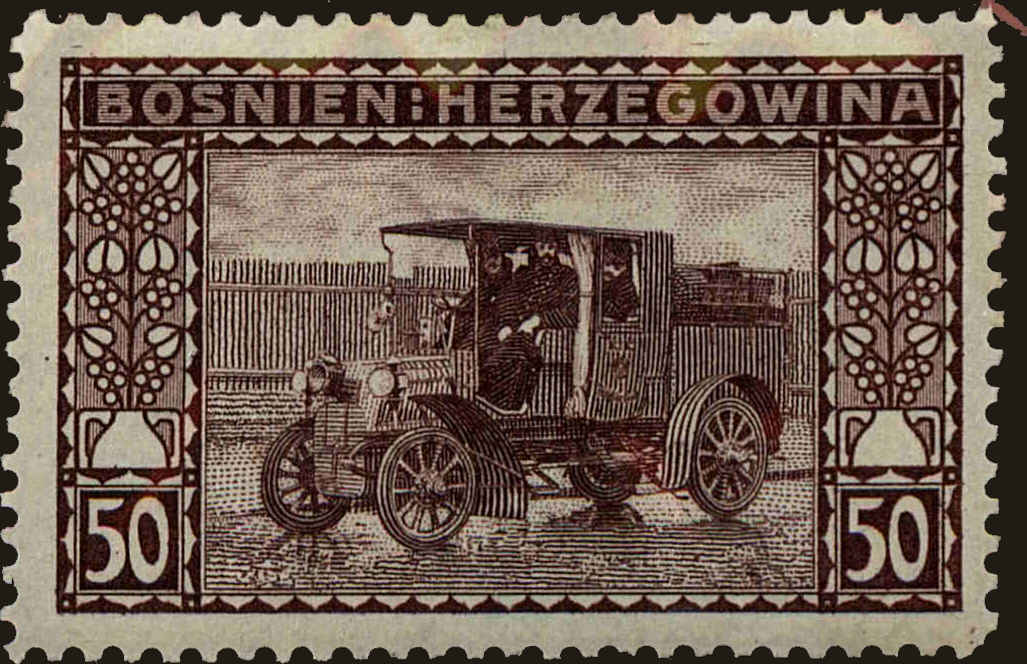 Front view of Bosnia and Herzegovina 42 collectors stamp