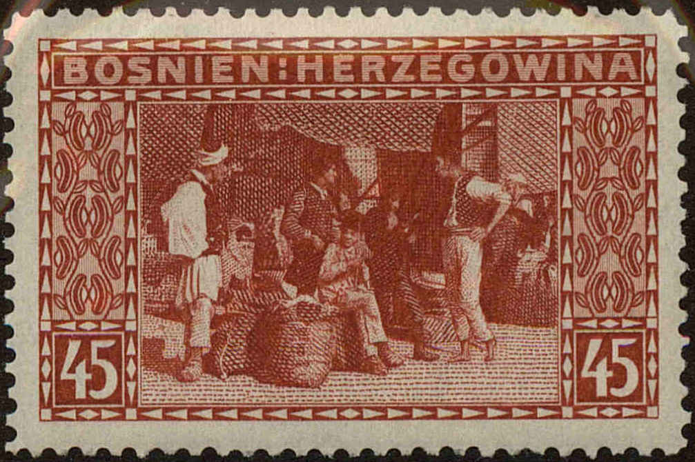Front view of Bosnia and Herzegovina 41 collectors stamp