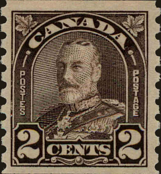 Front view of Canada 182 collectors stamp