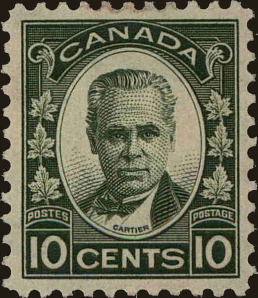 Front view of Canada 190 collectors stamp