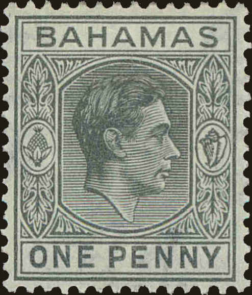 Front view of Bahamas 101A collectors stamp