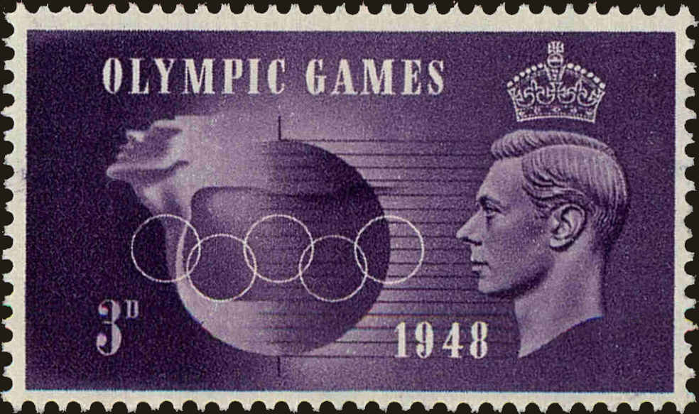 Front view of Great Britain 272 collectors stamp