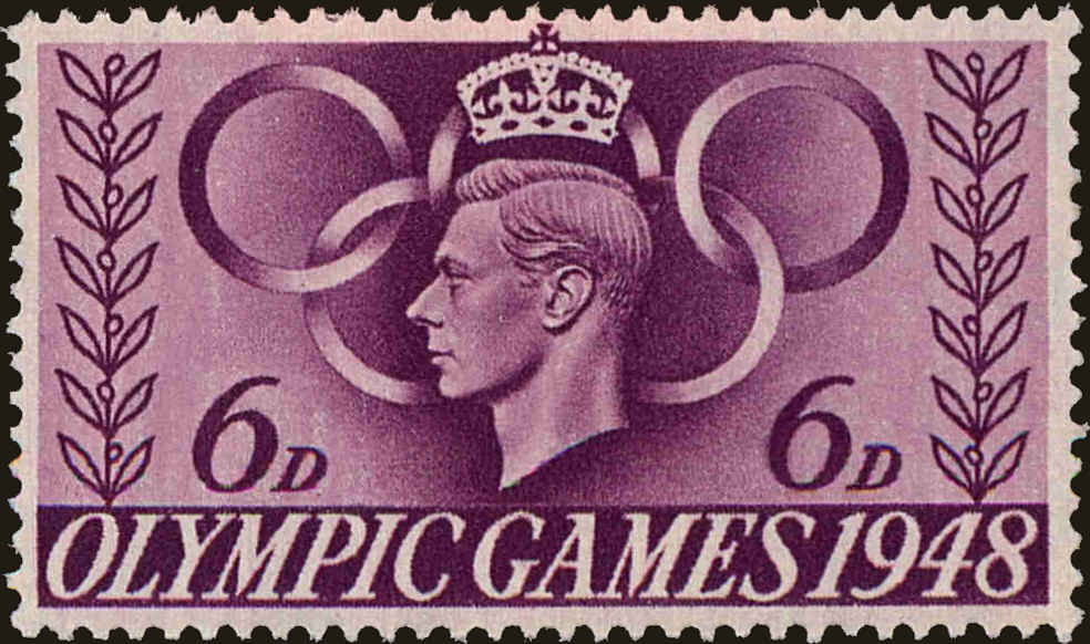 Front view of Great Britain 273 collectors stamp